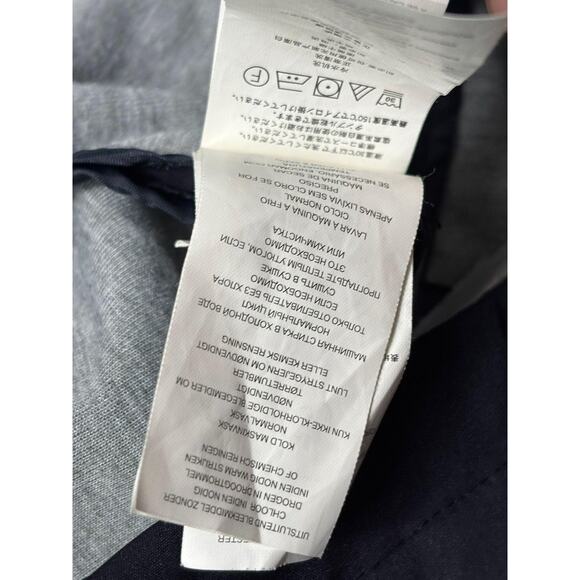 MICHAEL Michael Kors Jacket Womens Medium Navy Hooded Anorak Gold Hardware - Picture 7 of 10